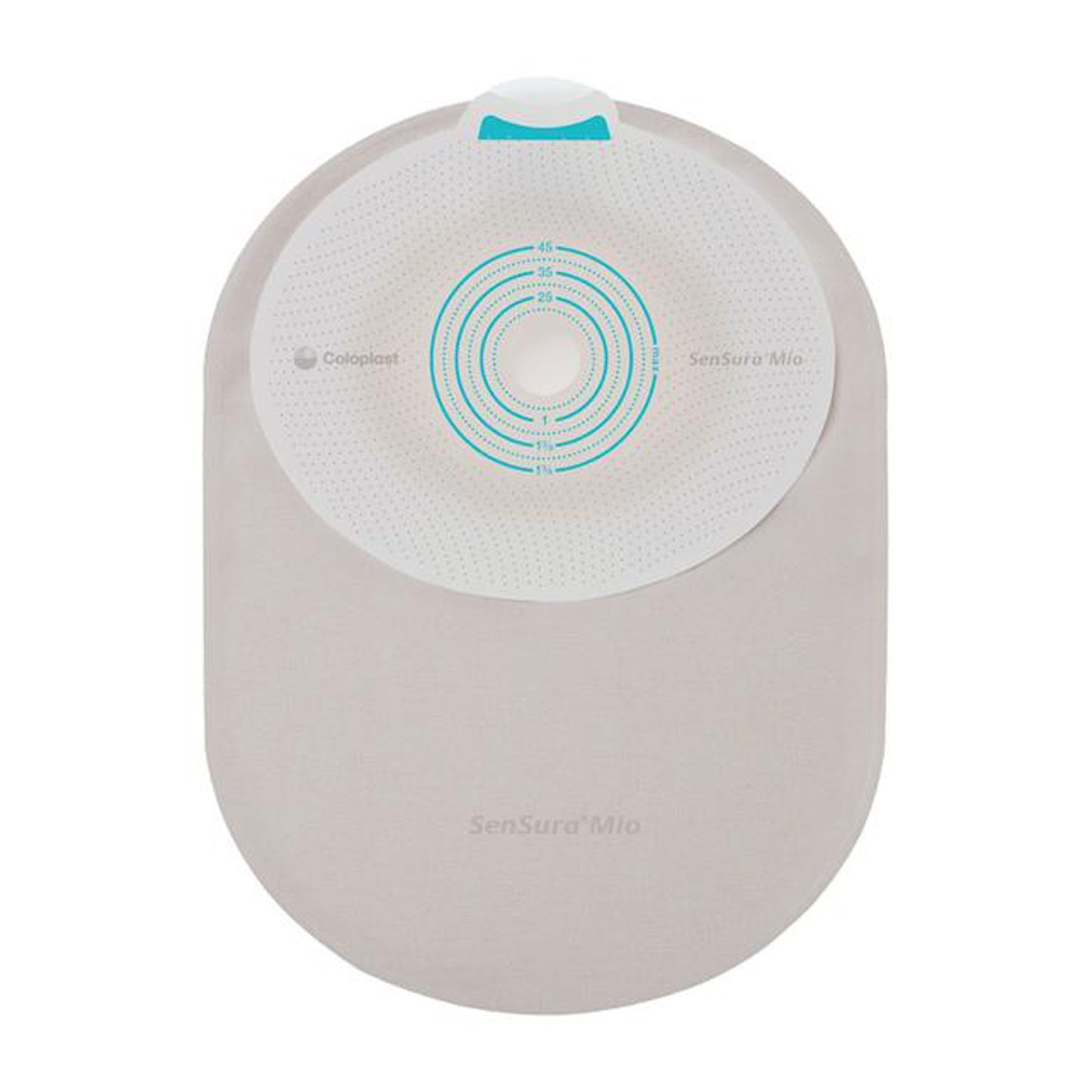 Ostomy Pouch SenSura® Mio One-Piece System 8-1/4 Inch Length, Maxi Flat, Trim to Fit 5/8 to 1-3/4 Inch Stoma Closed End