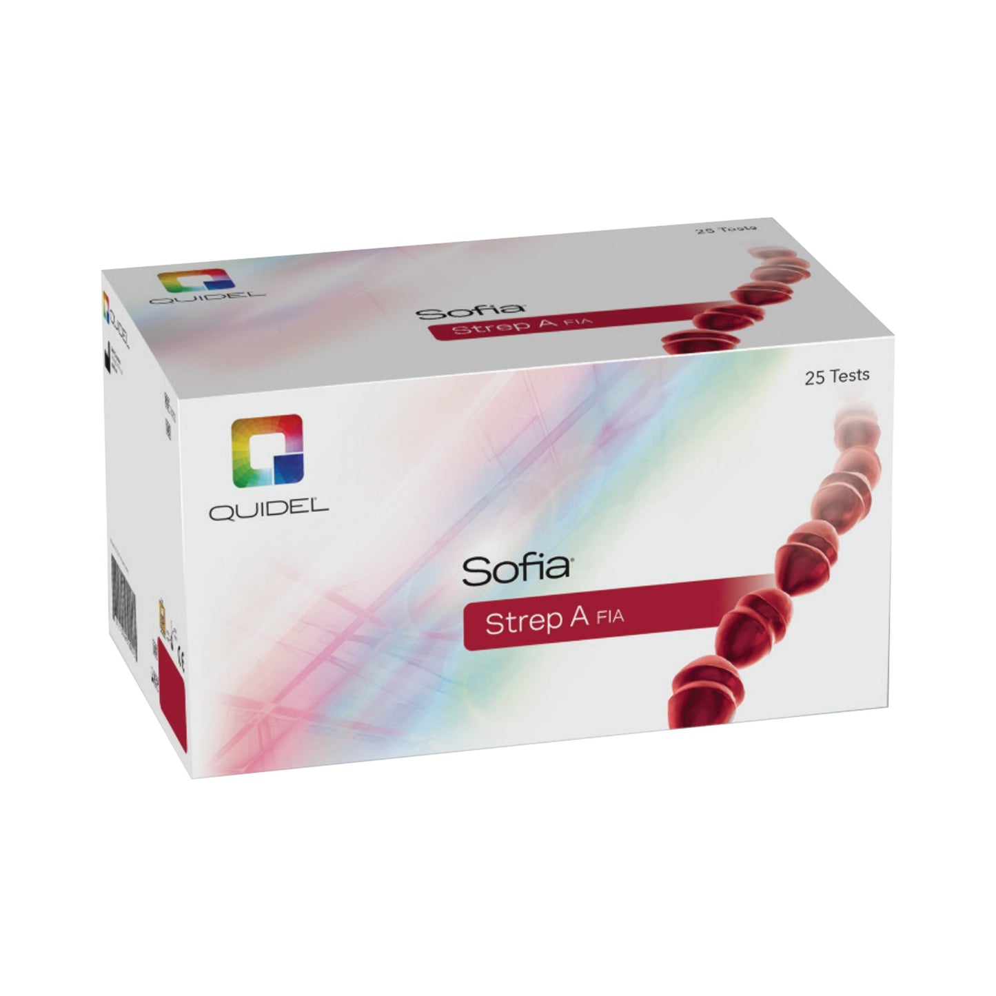 Respiratory Test Kit Sofia® Strep A FIA Strep A Test 25 Tests CLIA Non-Waived