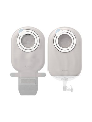 Ostomy Pouch SenSura® Mio Kids Flex Two-Piece System 6-1/8 Inch Length, Mini Star Shaped, Pre-Cut 27 mm Stoma Drainable