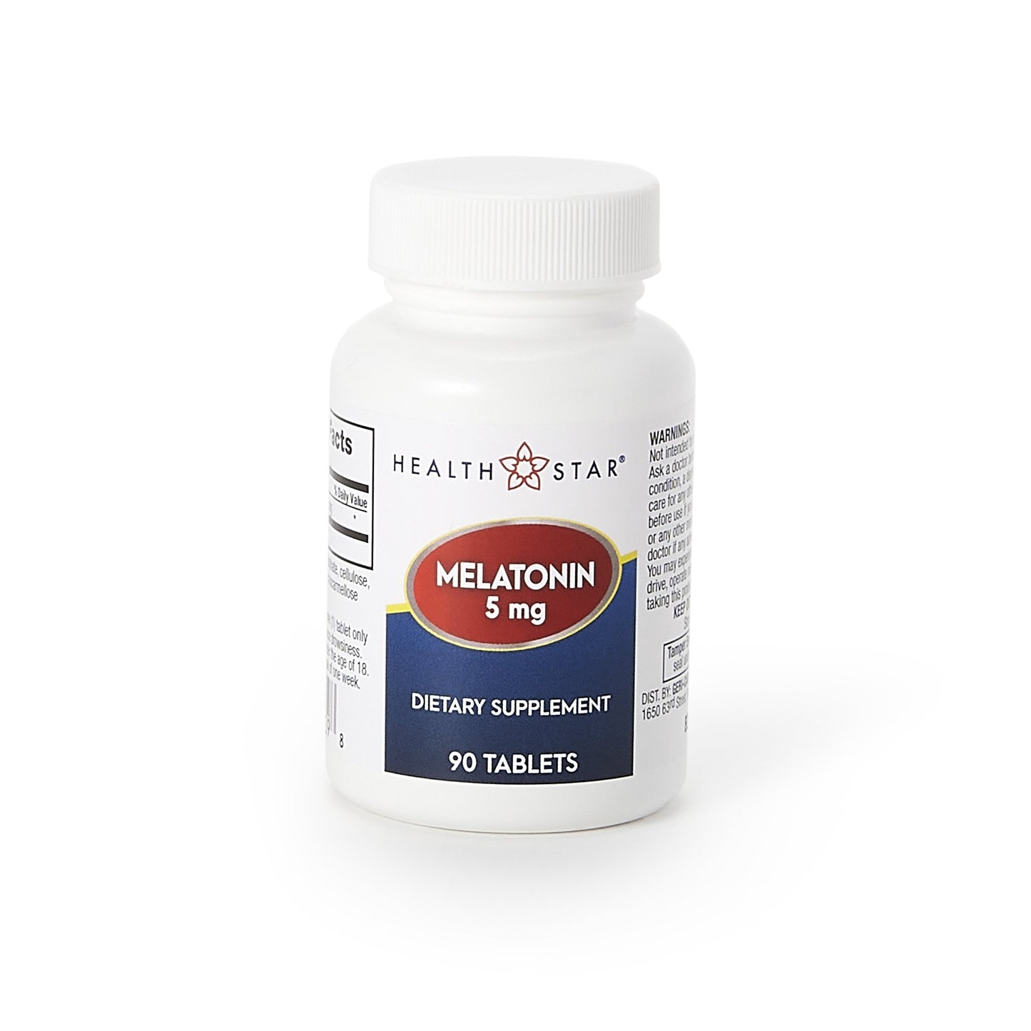Natural Sleep Aid HEALTHSTAR® 90 per Bottle Tablet 5 mg