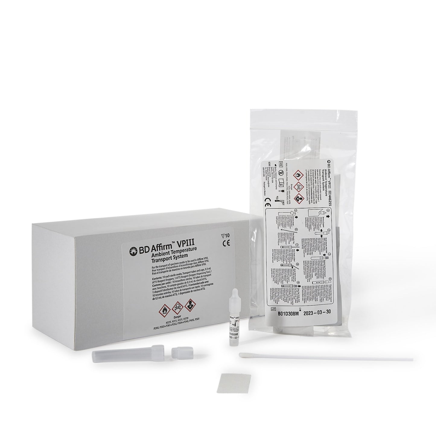 Specimen Collection and Transport Kit BD Affirm™ VPIII 0.3 mL Collection Tube Sterile