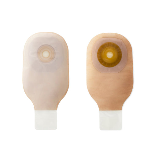 Colostomy Pouch Premier™ Flextend™ One-Piece System 12 Inch Length Convex, Pre-Cut 1-3/8 Inch Stoma Drainable
