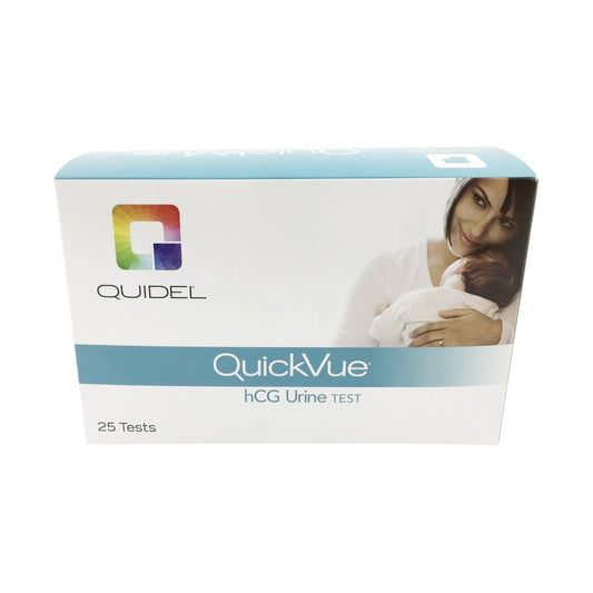 Reproductive Health Test Kit QuickVue® hCG Pregnancy Test 25 Tests CLIA Waived