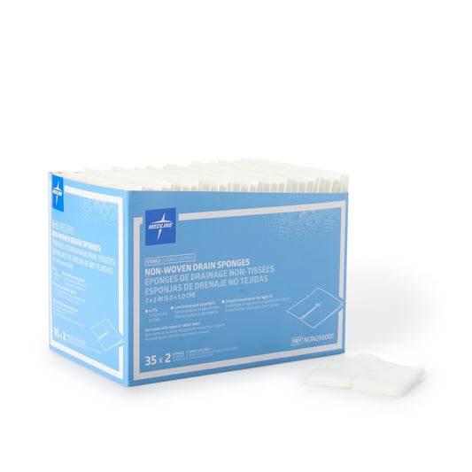 I.V. Sponge Medline 2 X 2 Inch 6-Ply Sterile 2 per Pack
