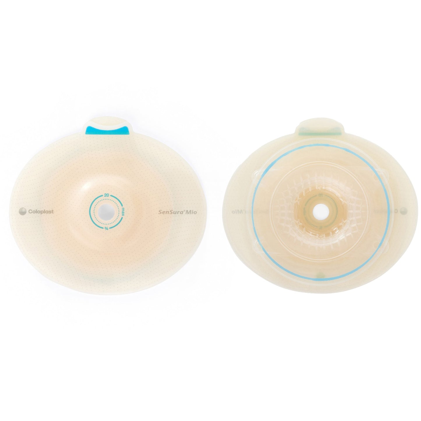 Ostomy Barrier SenSura® Mio Flex Precut, Standard Wear Elastic Adhesive 50 mm Flange Red Code System 13/16 Inch Opening