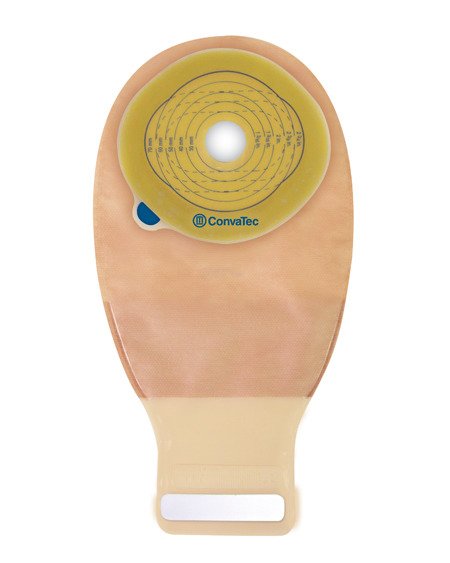 Ostomy Pouch Esteem®+ One-Piece System 12 Inch Length 9/16 to 1-15/16 Inch Stoma Drainable