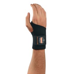 Wrist Support ProFlex® 670 Ambidextrous Single Strap Neoprene Left or Right Hand Black Large