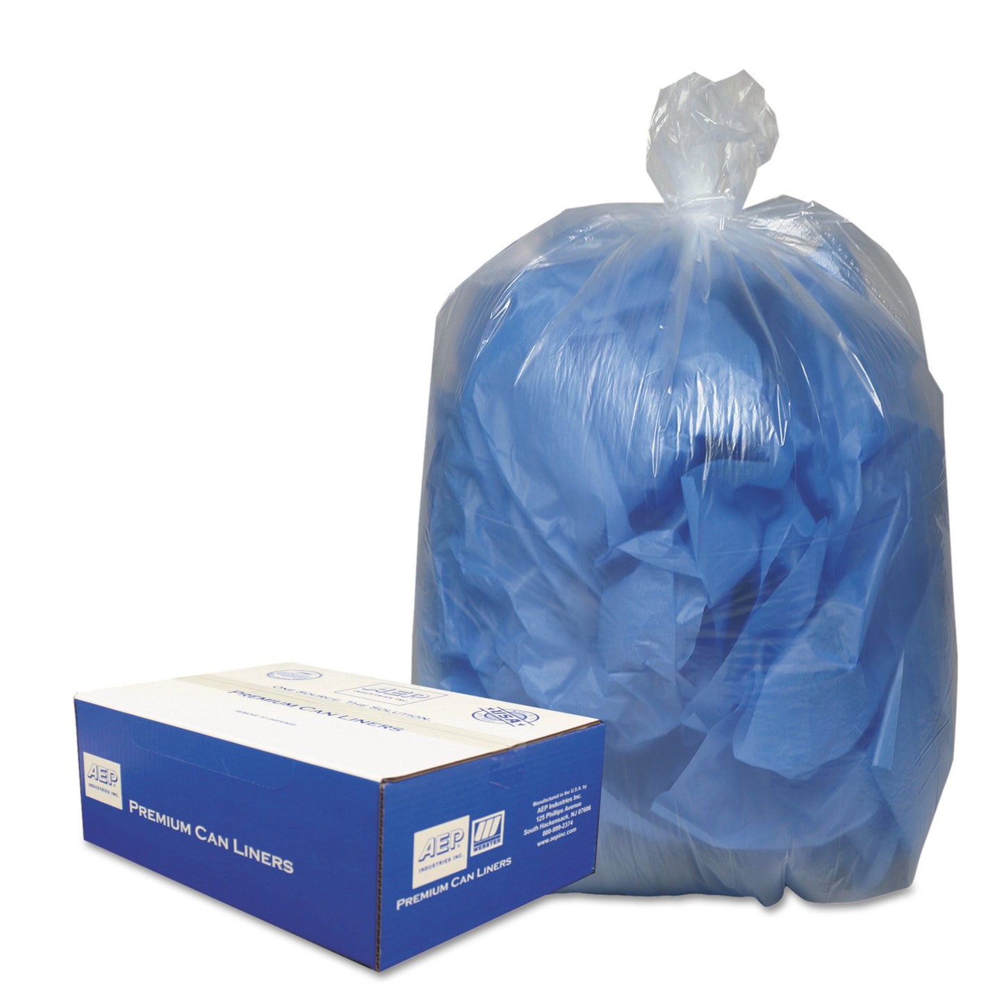 Trash Bag Classic Clear 10 gal. Clear LLDPE 0.60 mil 23 X 24 Inch Star Seal Bottom Coreless Roll