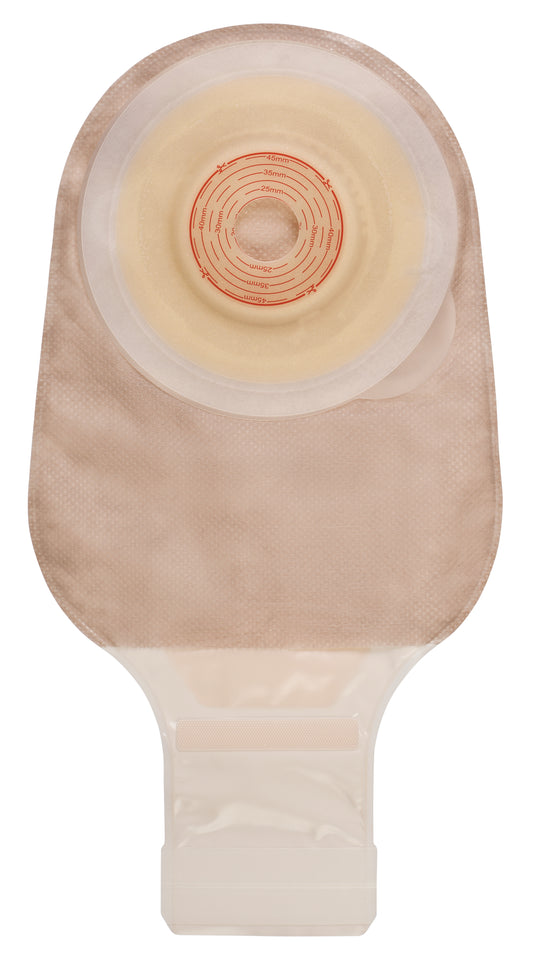 Ostomy Pouch Esteem®+ One-Piece System Soft Convex V2, Trim to Fit 3/5 to 1-3/5 Inch Stoma Drainable