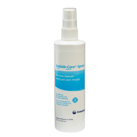 Rinse-Free Shampoo and Body Wash Bedside-Care® Sensitive Skin 8.1 oz. Spray Bottle Scented