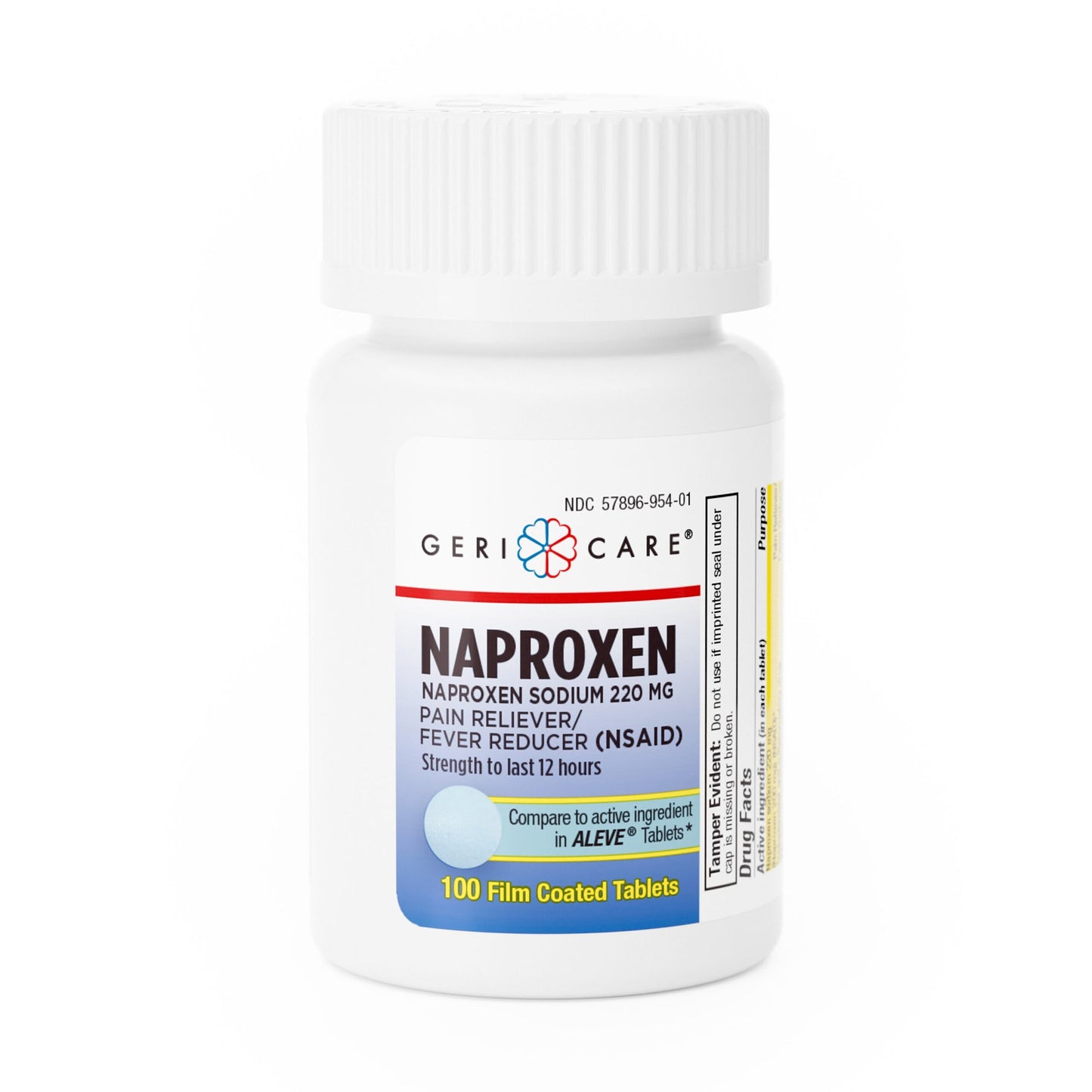 Pain Relief McKesson Brand 220 mg Strength Naproxen Sodium Tablet 100 per Bottle
