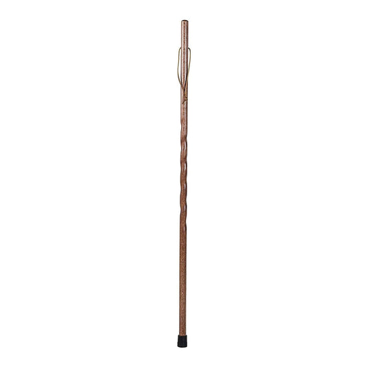 Walking Stick Brazos™ Twisted Backpacker Wood 58 Inch Height Red Oak