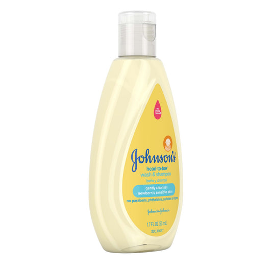Baby Shampoo and Body Wash Johnson's® Baby Head-to-Toe® 13.6 oz. Flip Top Bottle Scented