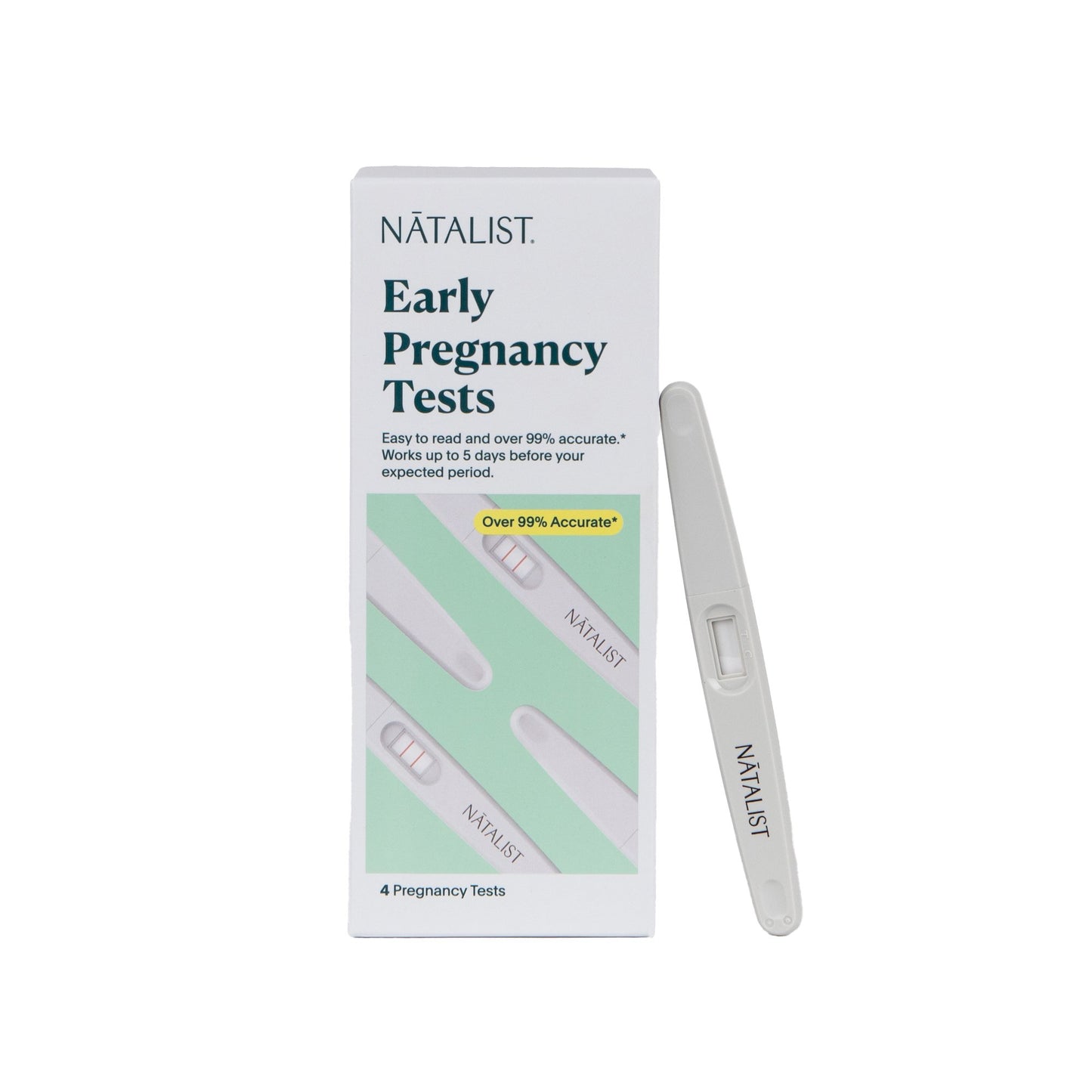 Reproductive Health Test Kit Natalist® hCG Pregnancy Test 4 Tests CLIA Waived