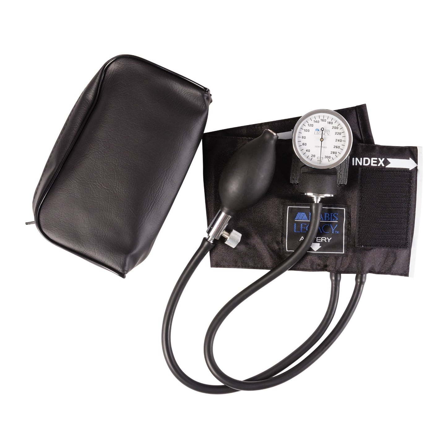Aneroid Sphygmomanometer Unit MABIS®Legacy Adult Cuff Nylon Cuff 28 - 42 cm Pocket Aneroid