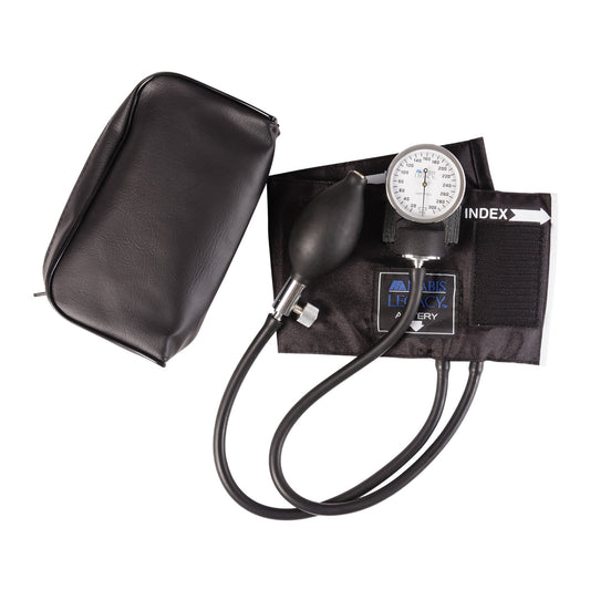 Aneroid Sphygmomanometer Unit MABIS®Legacy Adult Cuff Nylon Cuff 28 - 42 cm Pocket Aneroid