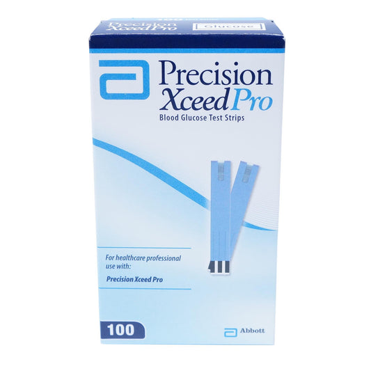 Blood Ketone Test Strips Precision Xceed Pro™ 100 Strips per Pack