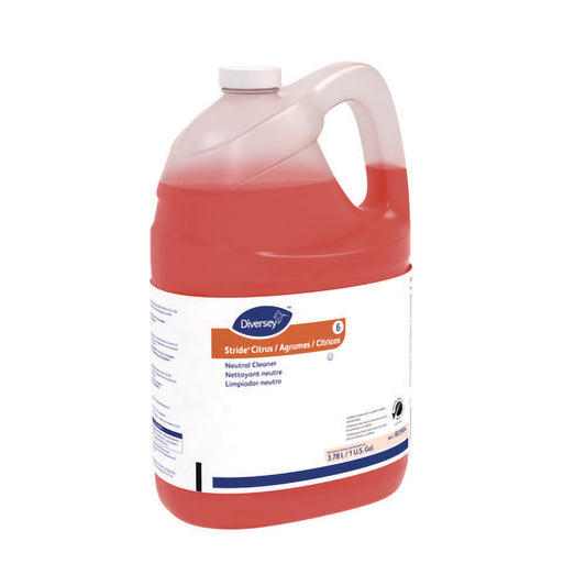Floor Cleaner Diversey™ Stride® Liquid 1 gal. Jug Citrus Scent Manual Pour