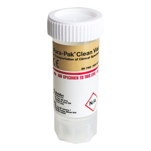 Stool Specimen Container Para-Pak® 30 mL (1 oz.) Screw Cap with Sampling Device NonSterile