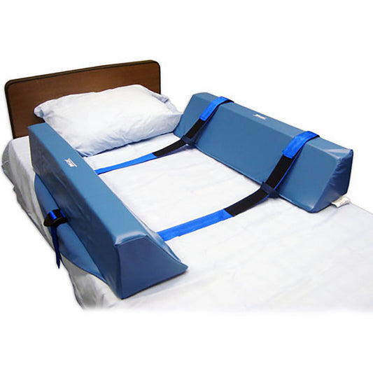 Roll-Control Bed Bolster Skil-Care™ 34 W X 8 L X 7 H Inch Foam Strap Fastening with Buckle