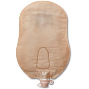 Urostomy Pouch Premier™ One-Piece System 9 Inch Length Convex, Pre-Cut 1-3/8 Inch Stoma Drainable