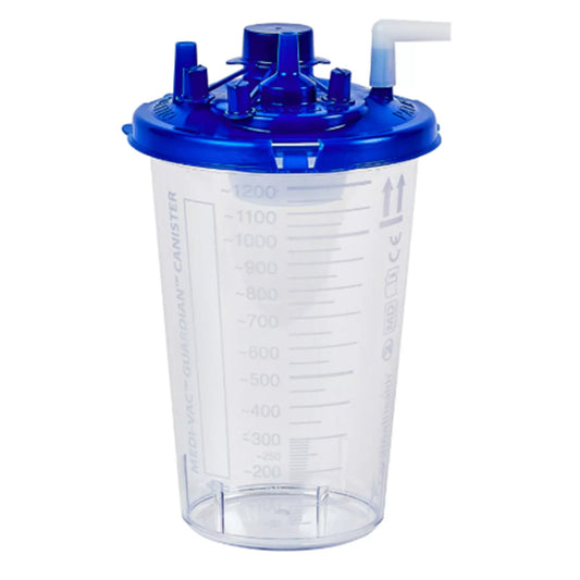 Rigid Suction Canister Medi-Vac® Guardian™ 1200 mL Sealing Lid
