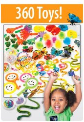 Kids Love Stickers® 360 per Pack Super Prize Pack of Toys Toys