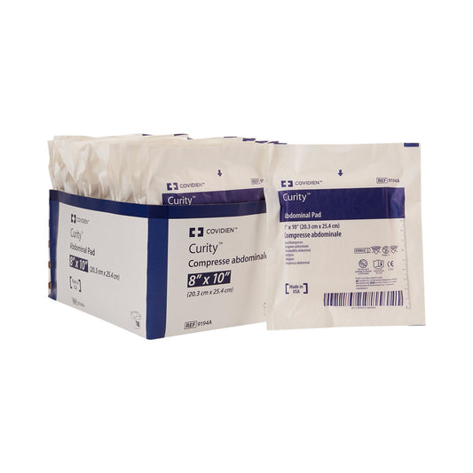 Abdominal Pad Curity™ 8 X 10 Inch Sterile 1 per Pack