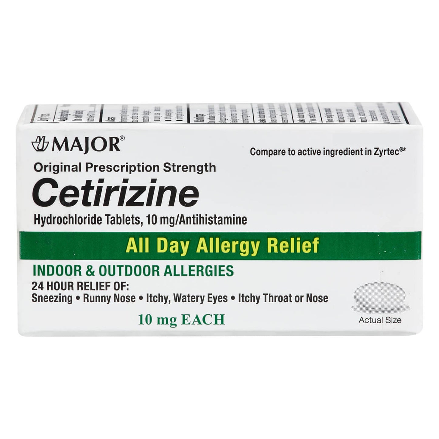 Allergy Relief 10 mg Strength Unit Dose Tablet 14 per Box