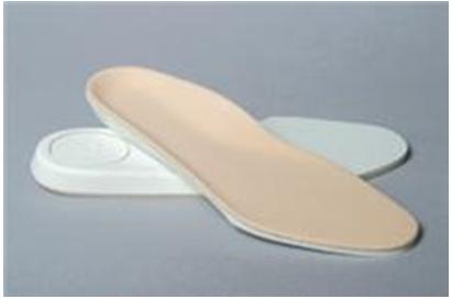 Insole D-Soles™ Full Length Plastazote® / Polyrethane Female 5 to 7 / Male 4 to 6 Beige / White
