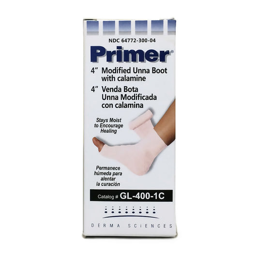 Unna Boot Primer® Zinc Oxide / Calamine 4 Inch X 10 Yard