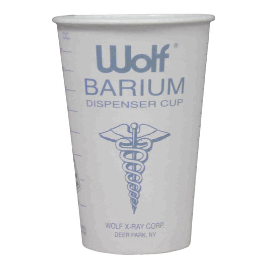 Barium Cup Wolf® 14 oz. White Paper Disposable