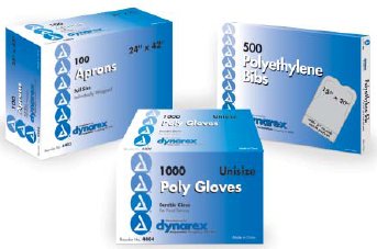 Bib Slipover Disposable Polyethylene / Tissue