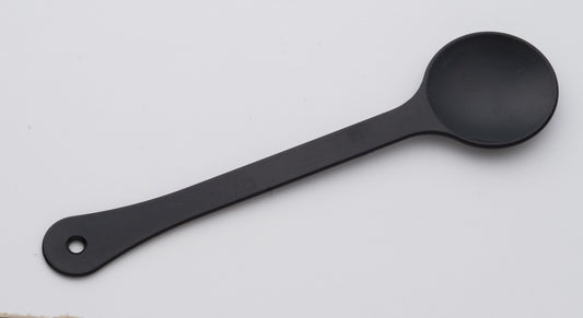 Eye Occluder 9-3/4 Inch Long Handle Style Cupped Black Plastic