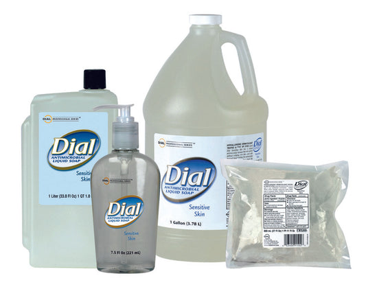 Antimicrobial Soap Dial® Professional for Sensitive Skin Liquid 1,000 mL Refill Bottle Floral Scent
