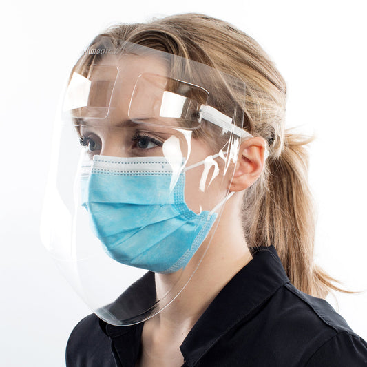 Wraparound Face Shield Better Shield™ One Size Fits Most Full Length Ventilated Reusable NonSterile