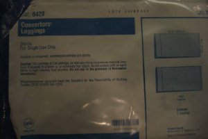 Surgical Leggings 28 W X 43 L Inch, 6 Inch Cuff Sterile