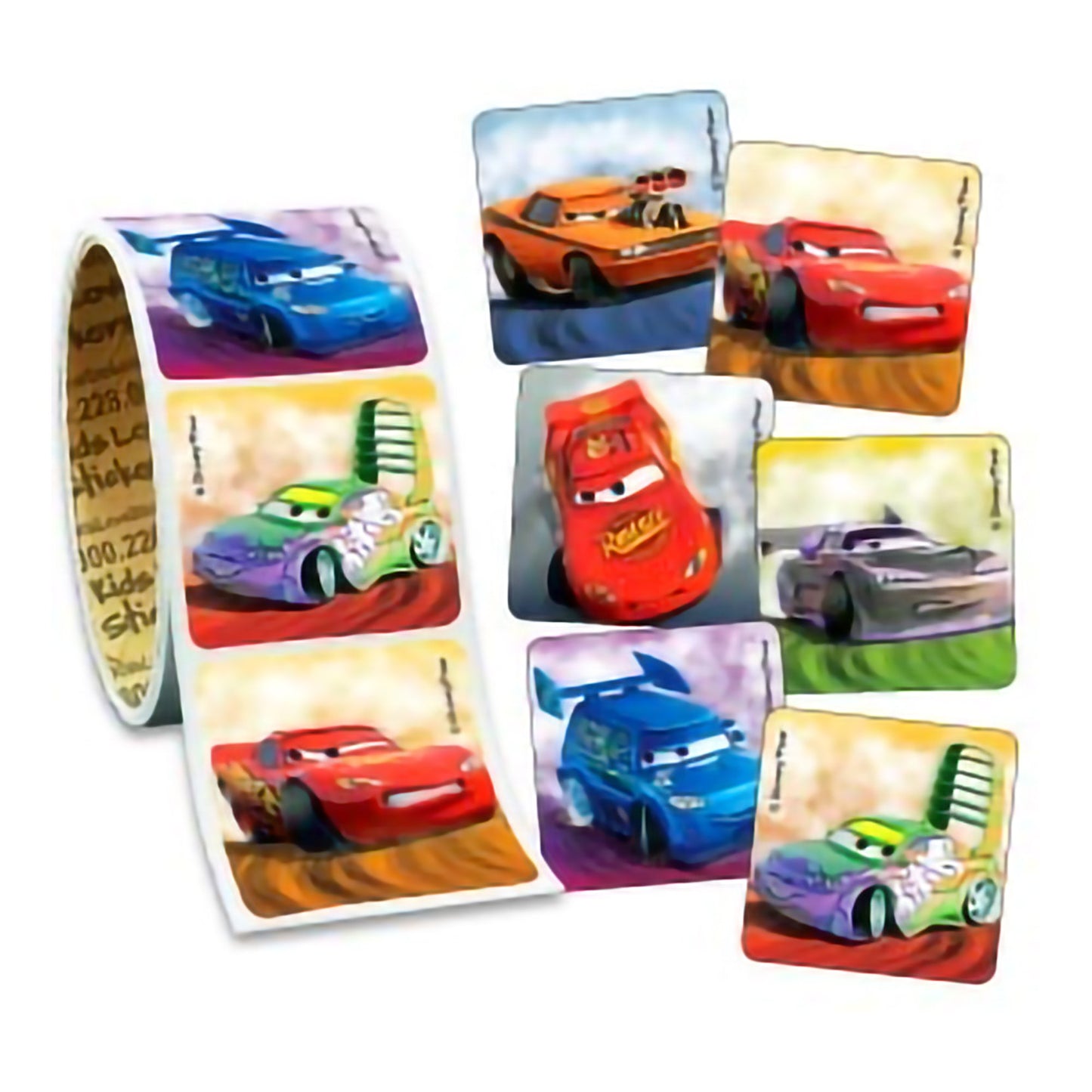 Value Stickers™ 100 per Roll Disney Cars Value Sticker 1-5/8 Inch