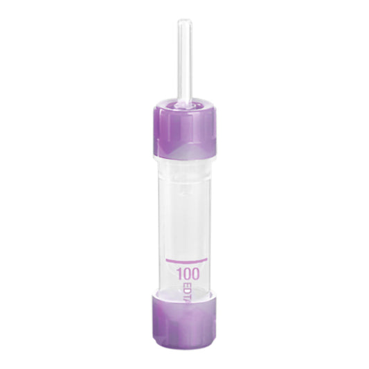 Microvette® 100 Capillary Blood Collection Tube K3 EDTA Additive 100 µL Screw Cap Polypropylene Tube