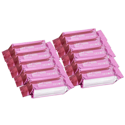 Ultrasound Video Paper Sony® Roll Black and White High Gloss Without Grid