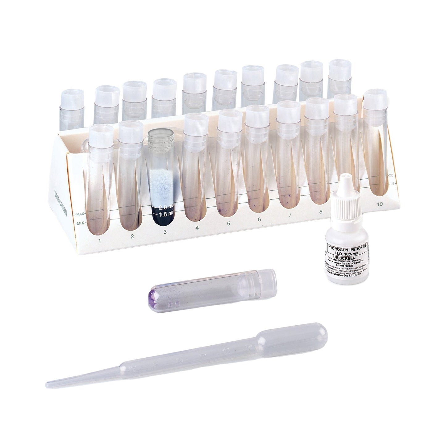Urinalysis Test Kit Accutest® Uriscreen™ Urinary Tract Infection Detection 20 Tests CLIA Waived