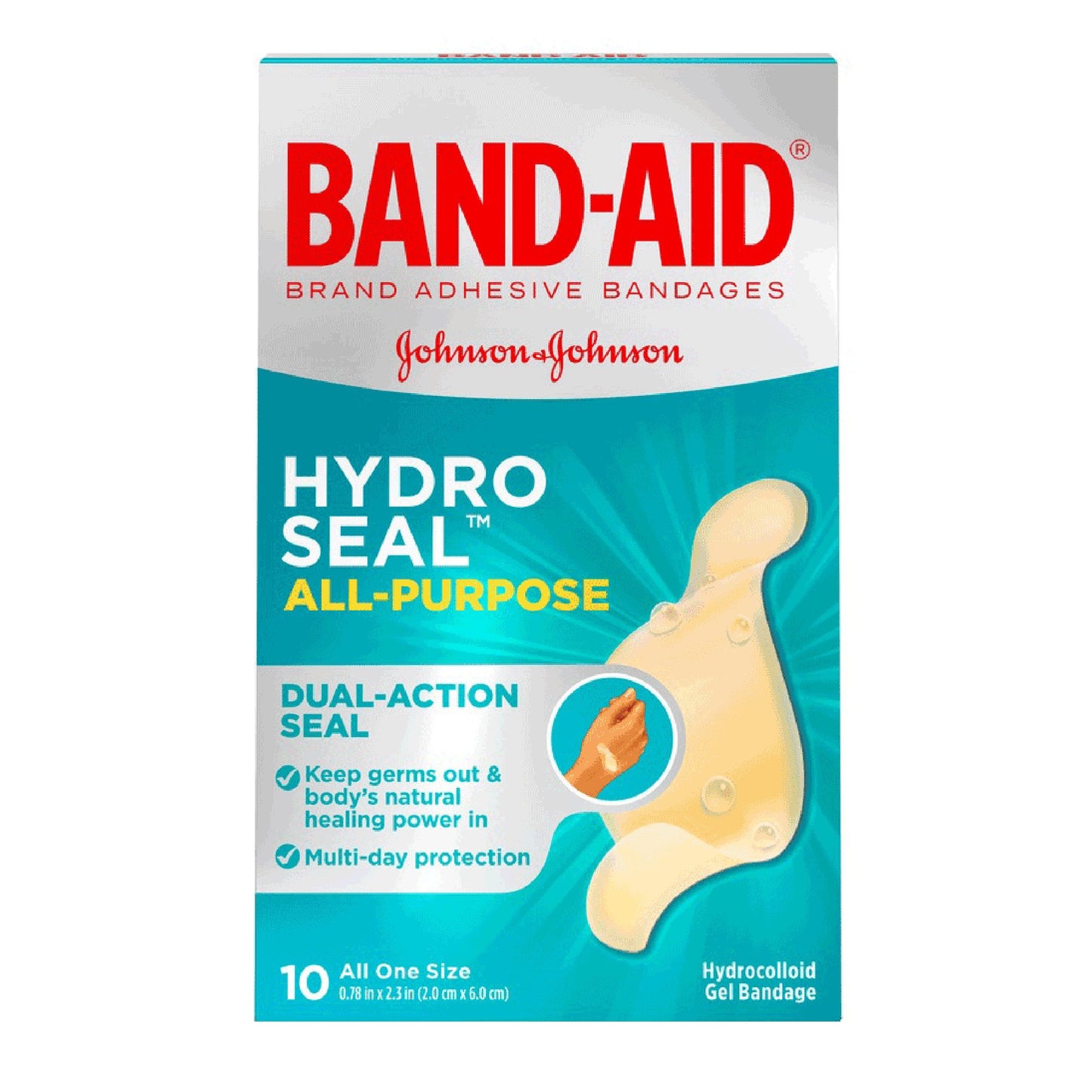 Waterproof Adhesive Strip Band-Aid® Hydro Seal™ Hydrocolloid Gel Tan 1 X 2 Inch Sterile