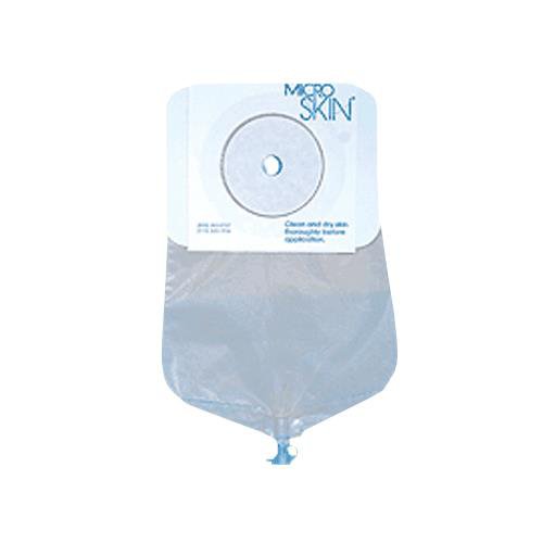 Urostomy Pouch MicroSkin® One-Piece System 9 Inch Length Flat, Trim to Fit Up to 1-3/4 Inch Stoma Drainable