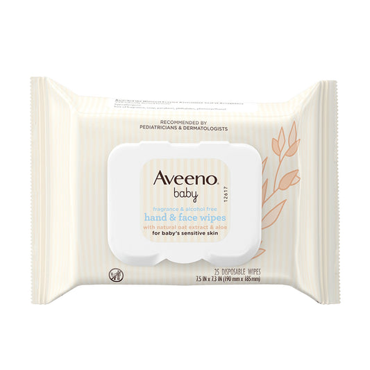 Baby Wipe Aveeno® Baby Soft Pack Unscented 25 Count