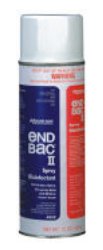 Surface Disinfectant Diversey™ End Bac® II Quaternary Based Aerosol Spray Liquid 15 oz. Can Unscented NonSterile