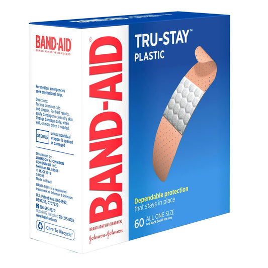 Adhesive Strip Band-Aid® Tru-Stay™ Plastic Tan 3/4 X 3 Inch Sterile