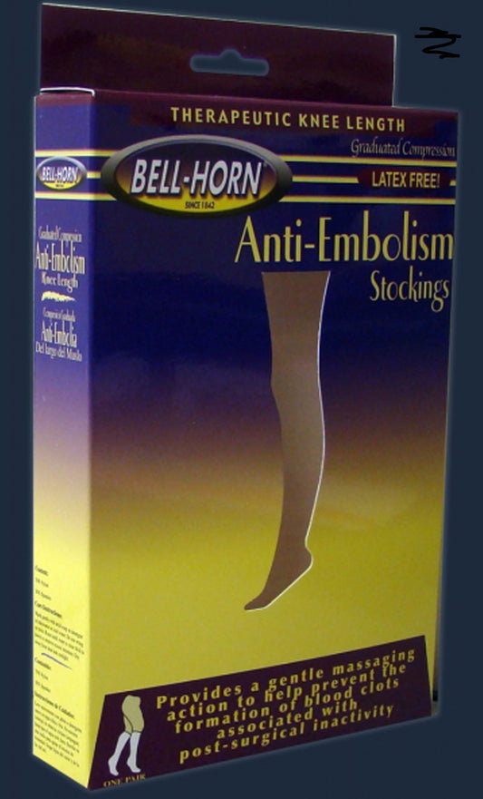 Anti-embolism Stocking Bell-Horn® Knee High Medium Black Closed Toe