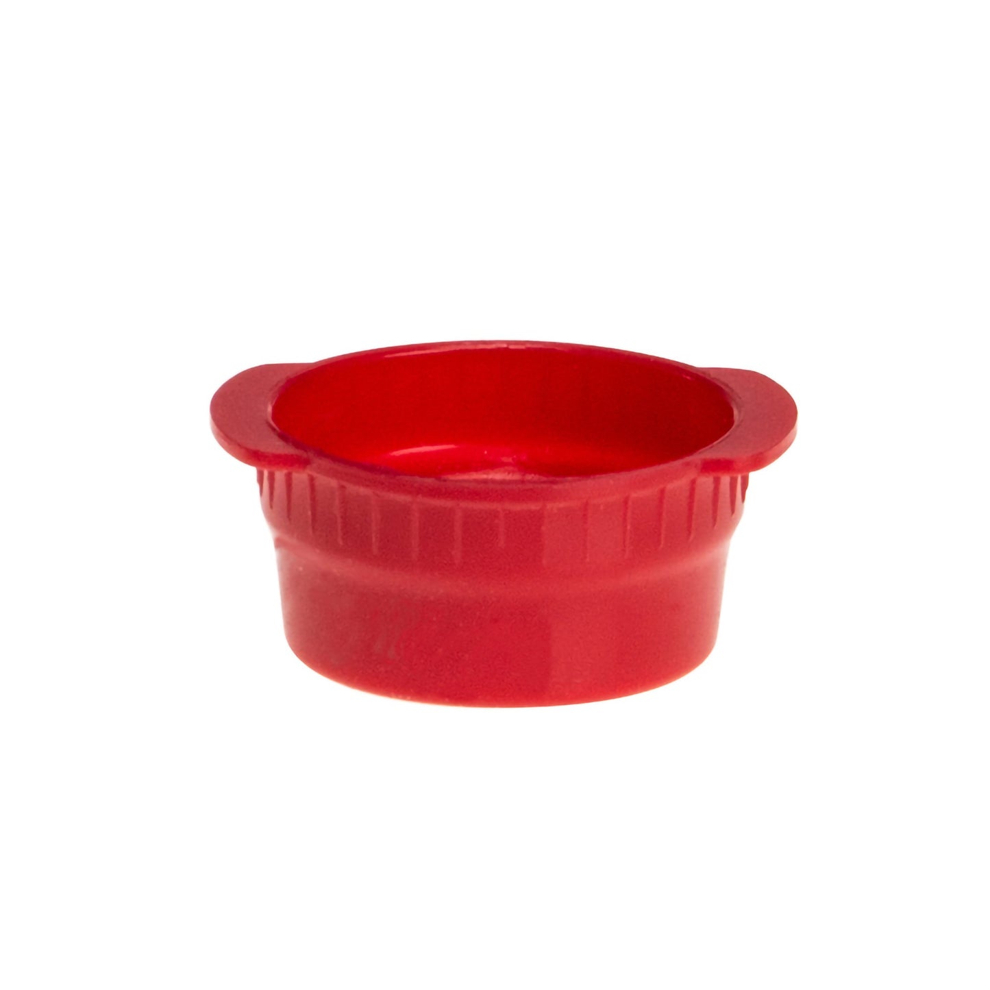 Vacucap™ T402 Series Tube Closure LDPE Flanged Plug Cap Red 16 mm For 16 mm Blood Collection and Culture Tubes NonSterile