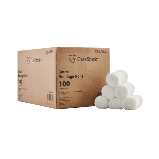 Fluff Dressing CareStock™ 4-1/2 Inch X 4-1/10 Yard 6-Ply NonSterile 100 per Case