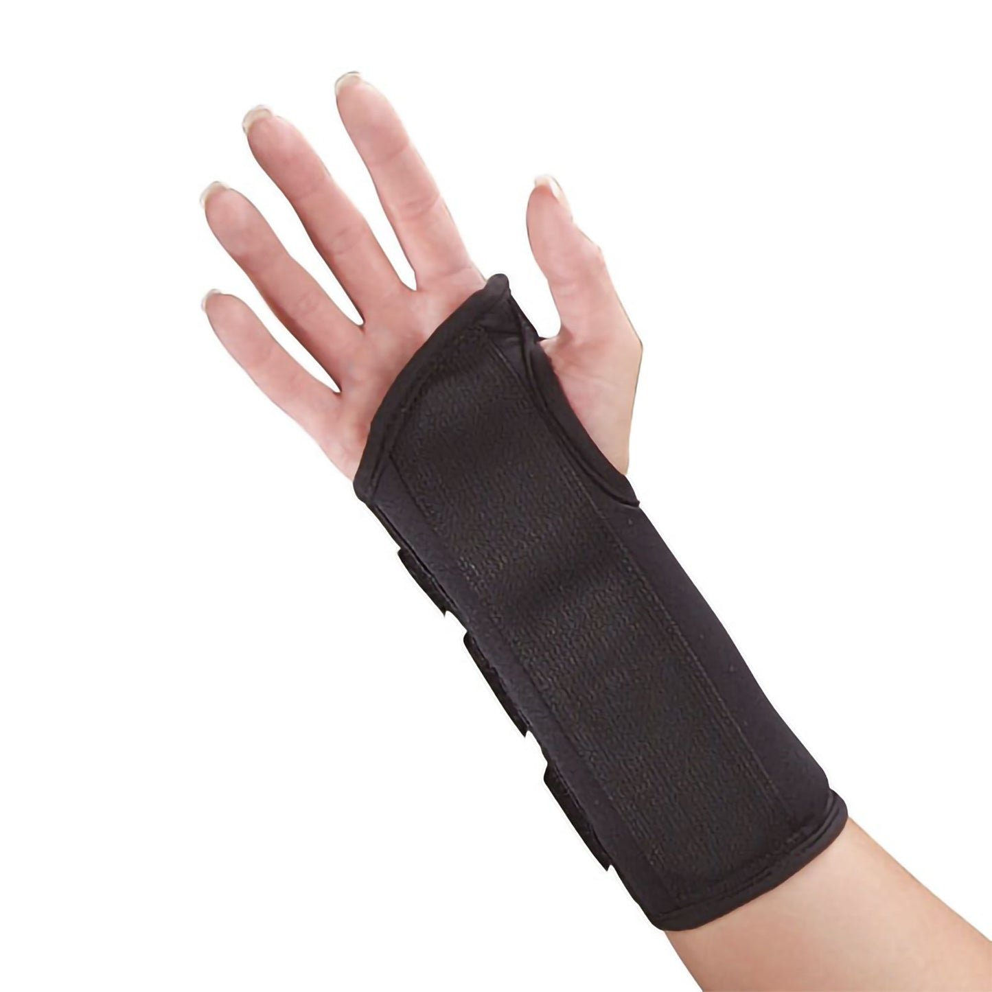 Wrist Brace Polyester Foam / Nylon / Tricot Left Hand Black Large